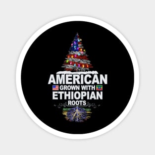 Christmas Tree  American Grown With Ethiopian Roots - Gift for Ethiopian From Ethiopia Magnet